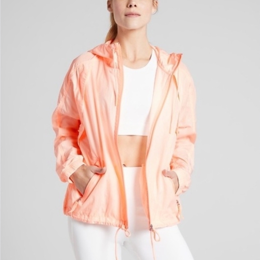 Athleta Women's Light Coral Utility Expedition Hike Shell Jacket S